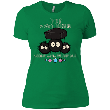 T-Shirts Kelly Green / X-Small HELP A SOOT GREMLIN Women's Premium T-Shirt
