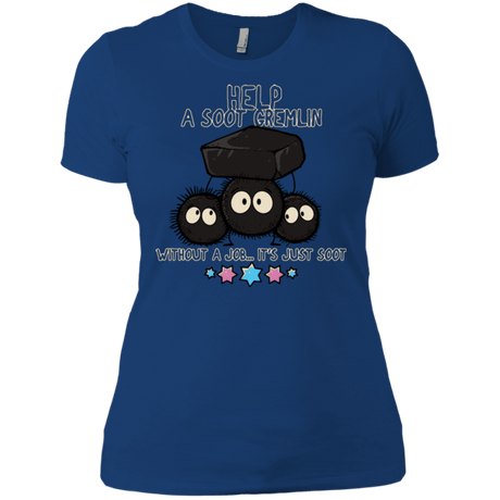 T-Shirts Royal / X-Small HELP A SOOT GREMLIN Women's Premium T-Shirt