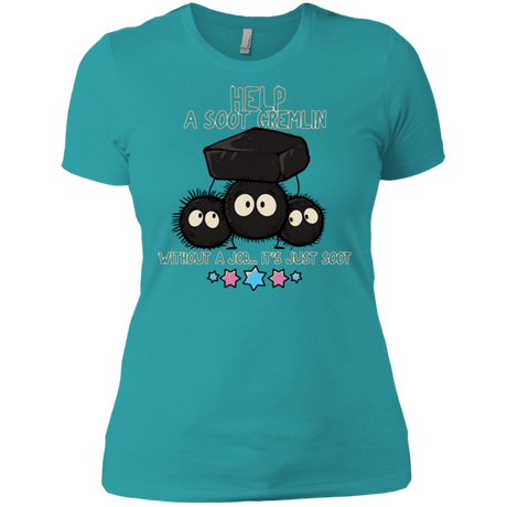 T-Shirts Tahiti Blue / X-Small HELP A SOOT GREMLIN Women's Premium T-Shirt