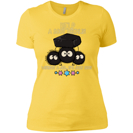T-Shirts Vibrant Yellow / X-Small HELP A SOOT GREMLIN Women's Premium T-Shirt