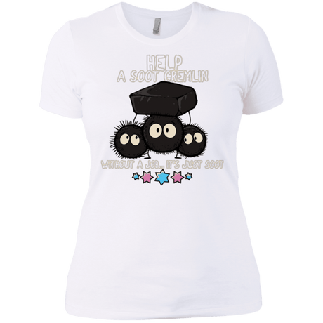 T-Shirts White / X-Small HELP A SOOT GREMLIN Women's Premium T-Shirt