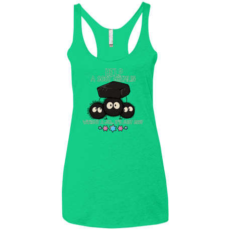 T-Shirts Envy / X-Small HELP A SOOT GREMLIN Women's Triblend Racerback Tank