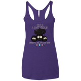 T-Shirts Purple / X-Small HELP A SOOT GREMLIN Women's Triblend Racerback Tank