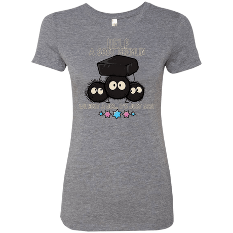 T-Shirts Premium Heather / Small HELP A SOOT GREMLIN Women's Triblend T-Shirt