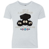 T-Shirts Heather White / YXS HELP A SOOT GREMLIN Youth Triblend T-Shirt