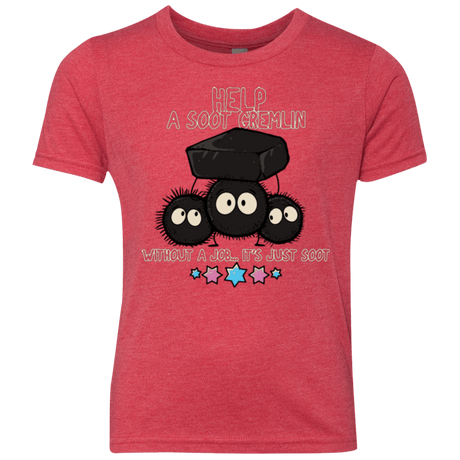 T-Shirts Vintage Red / YXS HELP A SOOT GREMLIN Youth Triblend T-Shirt