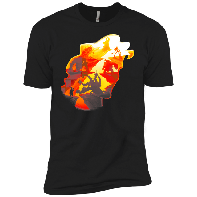 T-Shirts Black / YXS Hercules Silhouette Boys Premium T-Shirt