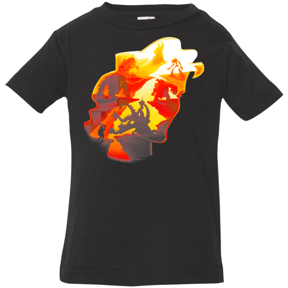 T-Shirts Black / 6 Months Hercules Silhouette Infant Premium T-Shirt