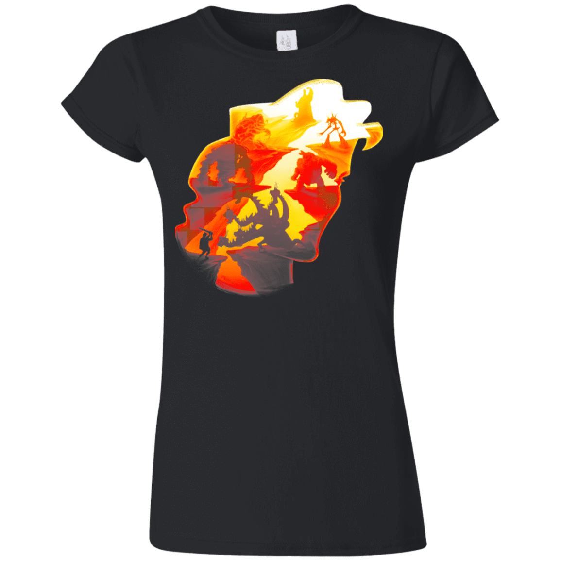 T-Shirts Black / S Hercules Silhouette Junior Slimmer-Fit T-Shirt