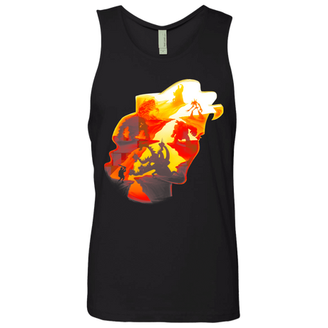 T-Shirts Black / S Hercules Silhouette Men's Premium Tank Top