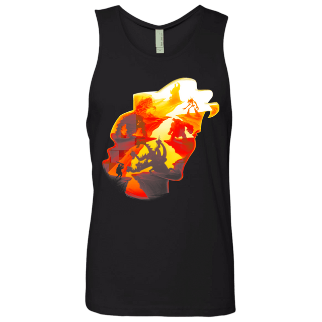 T-Shirts Black / S Hercules Silhouette Men's Premium Tank Top