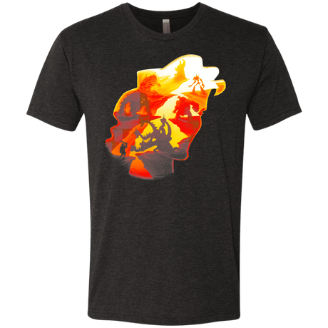 T-Shirts Vintage Black / S Hercules Silhouette Men's Triblend T-Shirt