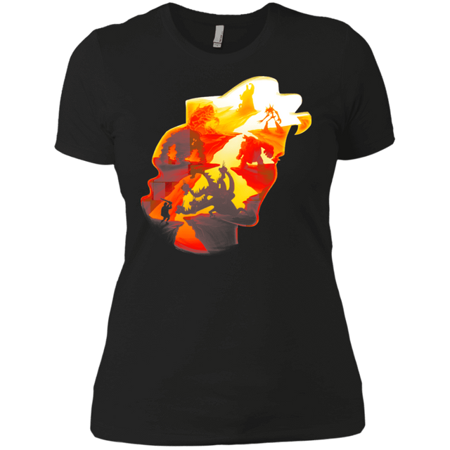 T-Shirts Black / X-Small Hercules Silhouette Women's Premium T-Shirt