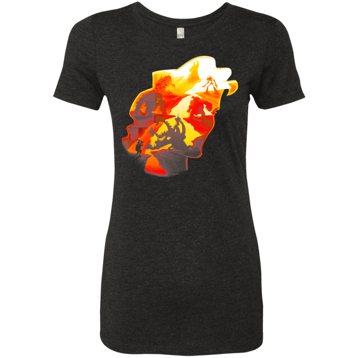 T-Shirts Vintage Black / S Hercules Silhouette Women's Triblend T-Shirt