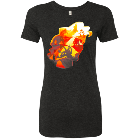 T-Shirts Vintage Black / S Hercules Silhouette Women's Triblend T-Shirt