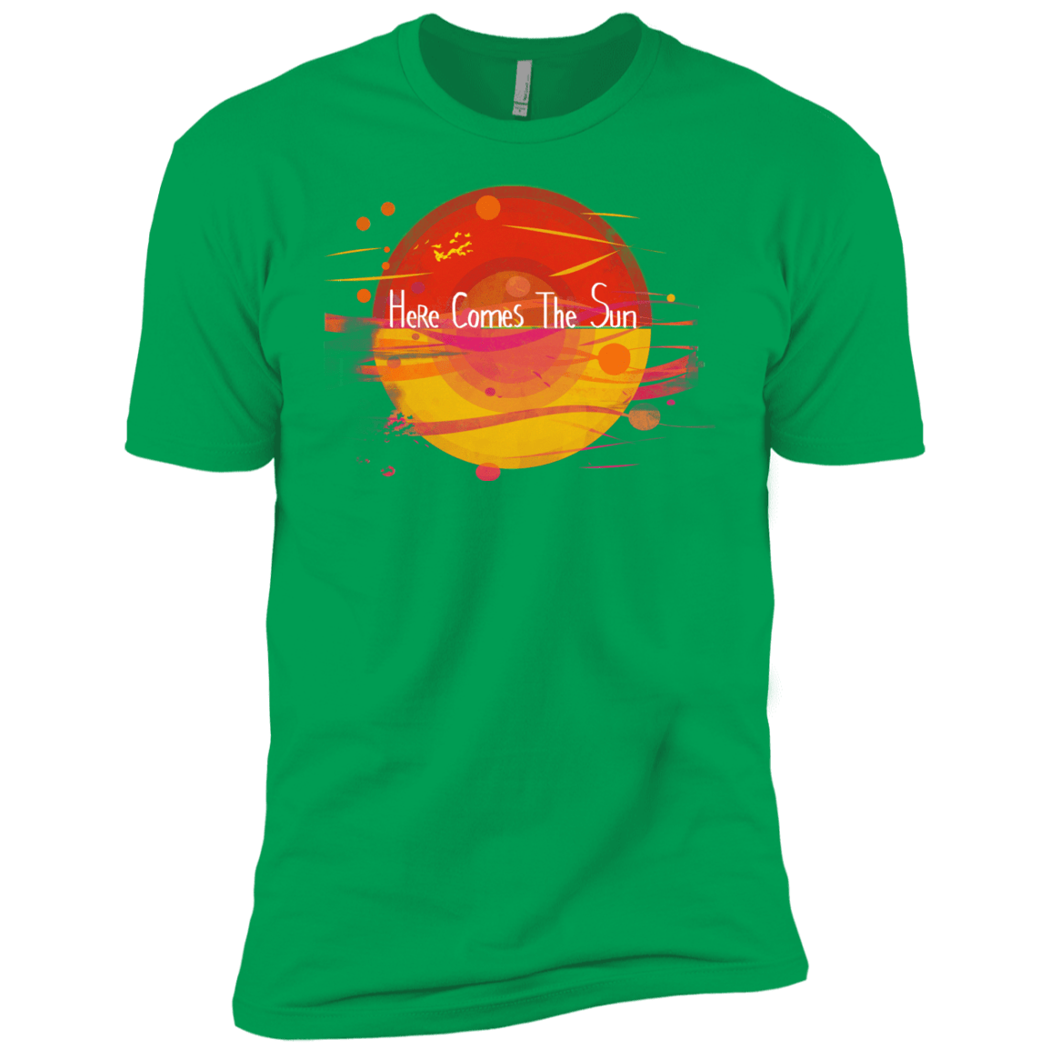 T-Shirts Kelly Green / YXS Here Comes The Sun (1) Boys Premium T-Shirt