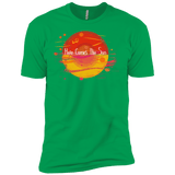 T-Shirts Kelly Green / YXS Here Comes The Sun (1) Boys Premium T-Shirt