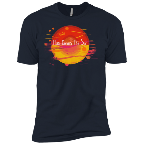 T-Shirts Midnight Navy / YXS Here Comes The Sun (1) Boys Premium T-Shirt