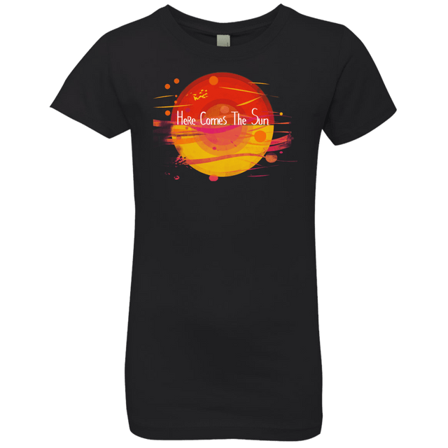 T-Shirts Black / YXS Here Comes The Sun (1) Girls Premium T-Shirt