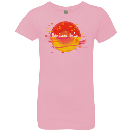 T-Shirts Light Pink / YXS Here Comes The Sun (1) Girls Premium T-Shirt