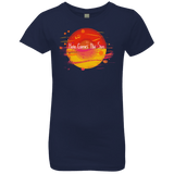 T-Shirts Midnight Navy / YXS Here Comes The Sun (1) Girls Premium T-Shirt
