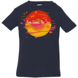 T-Shirts Navy / 6 Months Here Comes The Sun (1) Infant Premium T-Shirt
