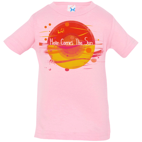 T-Shirts Pink / 6 Months Here Comes The Sun (1) Infant Premium T-Shirt
