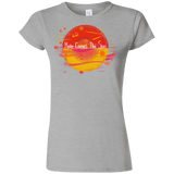 T-Shirts Sport Grey / S Here Comes The Sun (1) Junior Slimmer-Fit T-Shirt