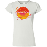 T-Shirts White / S Here Comes The Sun (1) Junior Slimmer-Fit T-Shirt