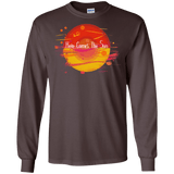 T-Shirts Dark Chocolate / S Here Comes The Sun (1) Men's Long Sleeve T-Shirt