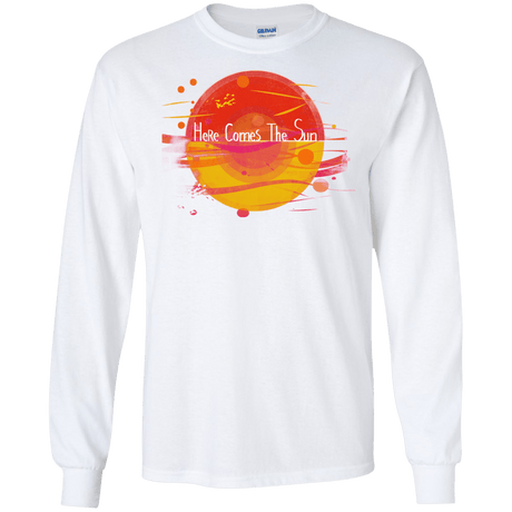 T-Shirts White / S Here Comes The Sun (1) Men's Long Sleeve T-Shirt