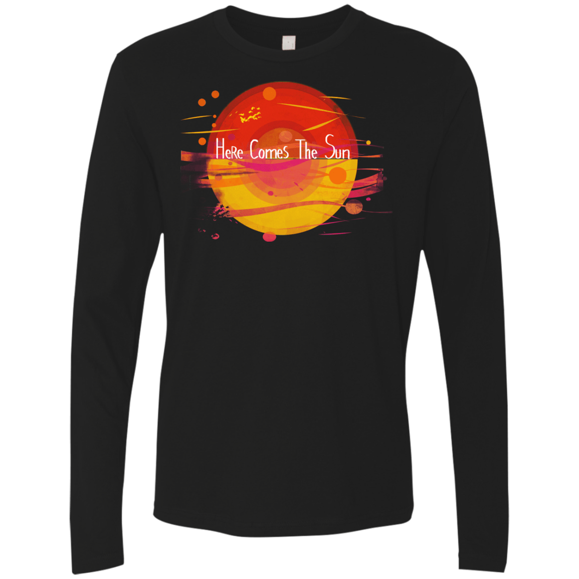 T-Shirts Black / S Here Comes The Sun (1) Men's Premium Long Sleeve