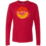 T-Shirts Red / S Here Comes The Sun (1) Men's Premium Long Sleeve