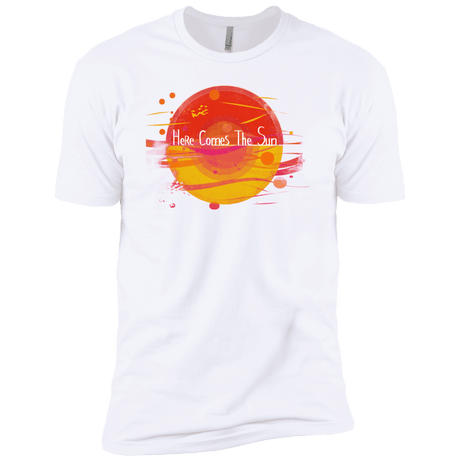 T-Shirts White / X-Small Here Comes The Sun (1) Men's Premium T-Shirt