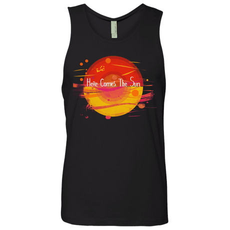 T-Shirts Black / S Here Comes The Sun (1) Men's Premium Tank Top