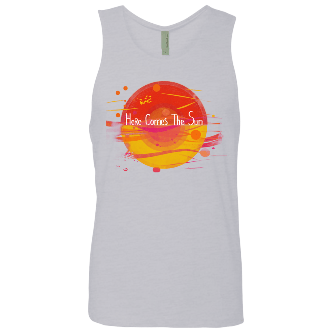 T-Shirts Heather Grey / S Here Comes The Sun (1) Men's Premium Tank Top