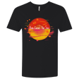 T-Shirts Black / X-Small Here Comes The Sun (1) Men's Premium V-Neck