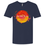 T-Shirts Midnight Navy / X-Small Here Comes The Sun (1) Men's Premium V-Neck