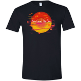 T-Shirts Black / X-Small Here Comes The Sun (1) Men's Semi-Fitted Softstyle