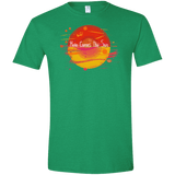 T-Shirts Heather Irish Green / S Here Comes The Sun (1) Men's Semi-Fitted Softstyle