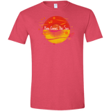 T-Shirts Heather Red / S Here Comes The Sun (1) Men's Semi-Fitted Softstyle