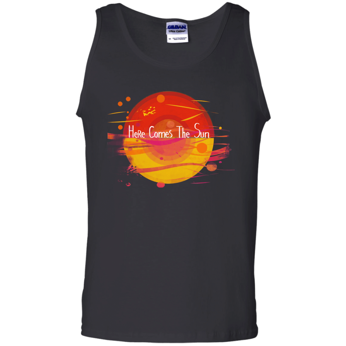 T-Shirts Black / S Here Comes The Sun (1) Men's Tank Top
