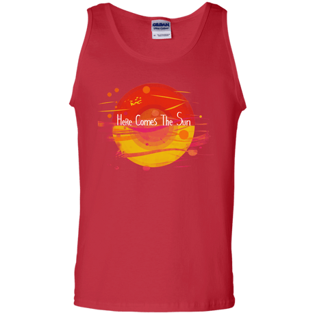 T-Shirts Red / S Here Comes The Sun (1) Men's Tank Top