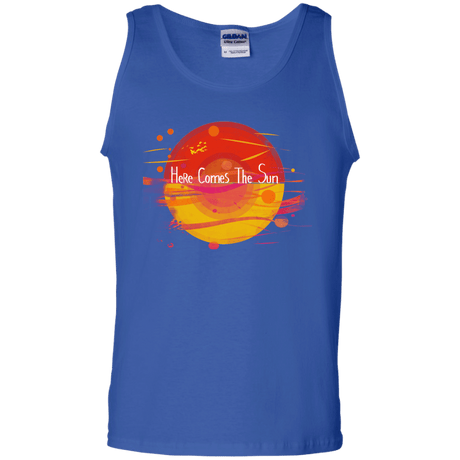 T-Shirts Royal / S Here Comes The Sun (1) Men's Tank Top