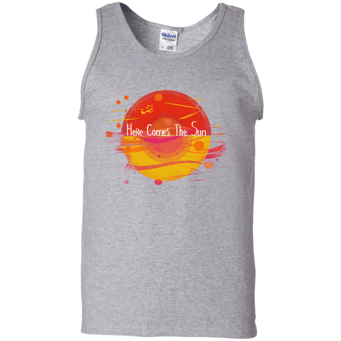 T-Shirts Sport Grey / S Here Comes The Sun (1) Men's Tank Top