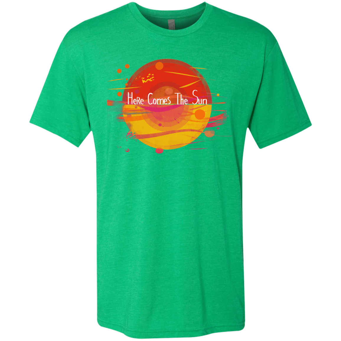 T-Shirts Envy / S Here Comes The Sun (1) Men's Triblend T-Shirt