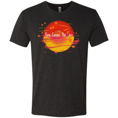 T-Shirts Vintage Black / S Here Comes The Sun (1) Men's Triblend T-Shirt