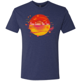 T-Shirts Vintage Navy / S Here Comes The Sun (1) Men's Triblend T-Shirt