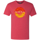 T-Shirts Vintage Red / S Here Comes The Sun (1) Men's Triblend T-Shirt