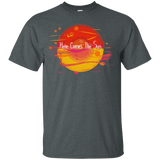 T-Shirts Dark Heather / S Here Comes The Sun (1) T-Shirt